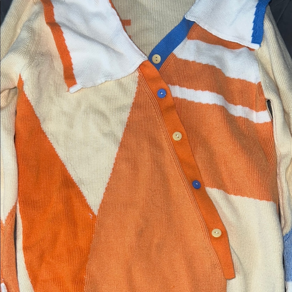 Colorful Patchwork Cardigan - Picture 6 of 9